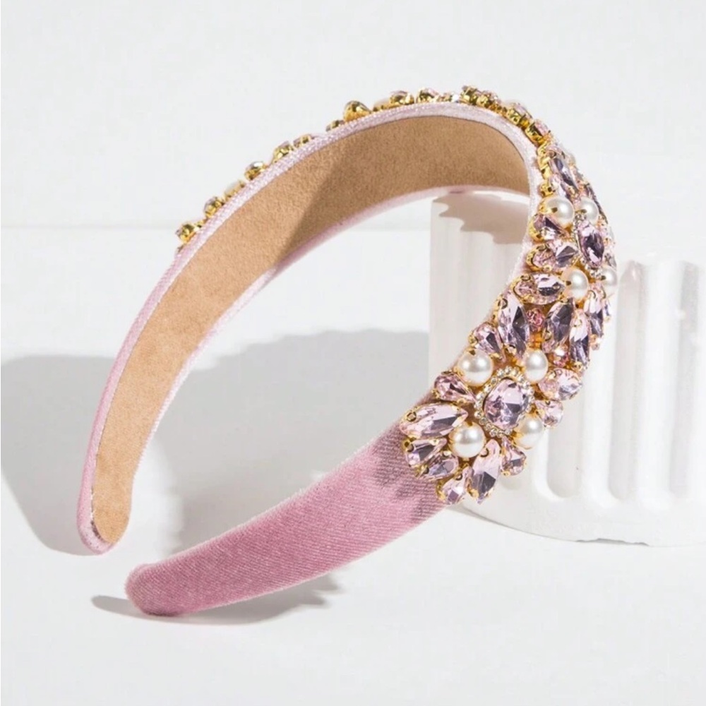 Elegant‎ Pink Embellished Headband